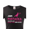 Dámske tričko Som poštárka, Barva Černá, Velikost 3XL Bezvatriko.cz 0649