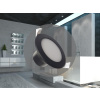 LED svietidlo 7W / IP44 / DR01 / SMD / 4000K / BK - LDL153/B