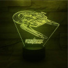 3Dmix 3DL-SL012 – 3D LED nočná lampa - Star Trek (Solar)