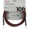 Fender Professional Series 10' Instrument Cable Red Tweed