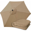 Vymeniteľný poťah z materiálu záhradného slnečníka s 6 ramenami 300 cm - khaki