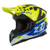 Detská motokrosová přilba ZED X1.9 čierno/modro/bialo/žltá fluo L