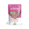 SCHESIR Jelly Adult Tuna&Chicken&Ham Tuniak a kura so šunkou v želé pre mačky 85 g