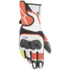 rukavice SP-2, ALPINESTARS (bílá/červená fluo/černá, vel. M)