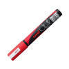 Popisovač UNI PWE-5M kriedový červený 1,8-2,5 mm