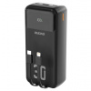 Dudao K15MAX, 30000mAh PD 22.5W, vstavané káble (USB-C, Lightning), čierna