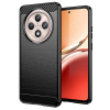 Techsuit - Carbon Silicone kryt pre Oppo Reno12 F 4G / Reno12 F 5G / Reno12 FS 4G / Reno12 FS 5G - čierny KF2334957
