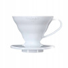 Drip Hario kávovar Dripper plast V60-01 biely