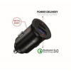 Swissten SWISSTEN CL ADAPTÉR POWER DELIVERY USB-C + QUICK CHARGE 3.0 36W METAL ČERNÝ