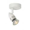 CARO-LED - Nástenné bodové osvetlenie - priemer 9 cm - LED - GU10 - 1x5W 2700K - BIele