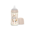 SUAVINEX | Dojčenská fľaša WONDERLAND 270ml FYZIOL PRŮTOK M - RUŽOVÁ