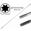 Langner Hnací hriadeľ pre krovinorez 7 zubov / 7 mm závit- dĺžka 67,5 cm- priemer 7 mm
