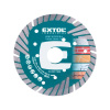 Kotúč rezný diamantový Turbo Grind Cut, 115x2,2mm, suché a mokré rezanie, EXTOL INDUSTRIAL