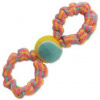 Preťahovadlo DOG FANTASY osmička farebné + tenisák vzor 1 - 27 cm