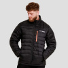Pánska bunda Puffer Black/Orange - GymBeam Veľkosť: L 100327-3-L