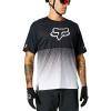 FOX cyklistický dres Flexair Ss Jersey Black/White - L