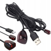 IR PREDLŽOVAČ DIAĽKOVÉHO OVLÁDAČA NA ZABUDOVANIE DEKODÉRA USB HQ 2 m 20-60 KHz