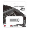 Kingston USB flash disk, USB 3.0 (3.2 Gen 1), 64GB, DataTraveler(R) Kyson, strieborný, DTKN/64GB, USB A, s pútkom