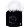 Dámska čiapka Granadilla Sylvain Fur Beanie – 001 Black