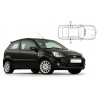 Slnečné clony na okná - FORD Fiesta 3dv. (2001-2008) - Len na bočné stahovacie sklá
