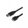 Kábel USB PREMIUMCORD 3.0 A - Micro B 0,5 m, prepojenie (M/M) (ku3ma05bk)