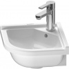 Duravit Starck 3 - Rohové umývadielko 430x380 mm, biela 0752440000