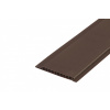 PVC strešný podhľad, stenový panel 10cm L= 2,6 m - Tmavohnedá