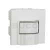 Schneider Electric Unica Detektor pohybu so spínačom 2200W, 2 moduly, Biely