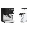 Rancilio Silvia E, black + Rocket Espresso FAUSTINO 3.1, chrome