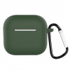 Devia puzdro Silicone Suit Case pre Apple AirPods 3 - Dark Green 6938595351112