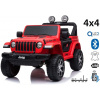 Beneo Jeep Wrangler elektrické autíčko, jednomiestne, červené JEEP_WRANGLER_RUBICON_RED