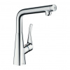 Hansgrohe Metris Select M71 - Kuchynská páková batéria 320, Eco, 1jet, chróm 14785000
