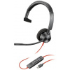 HP Poly headset Blackwire 3310 MS, adaptér USB-C/A, mono