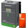 Qoltec Solárny regulátor nabíjania MPPT s teplotným senzorom 80A | 12V / 24V / 36V / 48V | LCD | Bluetooth | Aplikácia | Gél | LiFePO4