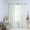 vidaXL Zatemňovacie závesy s očkami 2 ks, zamat, krémové 140x245 cm