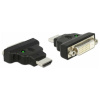 Delock 65020 HDMI / DVI adaptér [1x HDMI zástrčka - 1x DVI zásuvka 24+1-pólová]; 65020