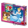 DINO Disney princezny Popelka Ariel a Bella 3x55 dielov