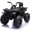 mamido Detská elektrická štvorkolka SpeedPro čierna