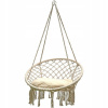 Závesné hojdacie kreslo - Hammock Openwork visiace kreslo 80 x 60 cm s vankúšom (Hammock Openwork visiace kreslo 80 x 60 cm s vankúšom)