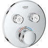 GROHE Grohtherm SmartControl termostatická batéria pod omietku, pre 2 výstupy, chróm, 29119000