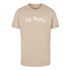 Los Angeles Wording Tee - sand XL
