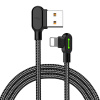 Kábel USB na Lightning, Mcdodo CA-4673, uhlový, 1,8 m (čierny) 6921002646734