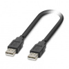 Phoenix Contact Kabel USB Vnější, A: USB typu A, 3 m Vnější, Černá, B: USB typu A