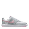 Nike Court Vision Low Next Nature Trainers Wht/Grey/Pink 7 (41)