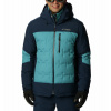 Columbia Wild Card 3 Down Jacket Pánska Lyžiarska Bunda Farba: Shasta, Collegiate Navy, Veľkosť: XL 2056611424