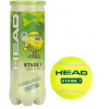 Detské lopty HEAD STAGE 1 GREEN- 3 v dóze