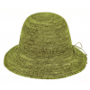 Fiebig - Headwear since 1903 Dámsky letný nekrčivý slamený klobúk Cloche - Crochet Cloche Khaki Veľkosť: Unisize (S-XL)