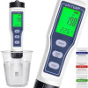 SAPRO Digitálny vodný elektronický PH meter, merač kvality vody 4v1 s LCD displejom