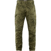 Fjällräven Barents Pro Hunting green camo nohavice - hlboký les - 46