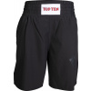 TOP TEN Shorts “Laser cut” for boxing - black-black, size S Size: XXL, Color: Black - Black